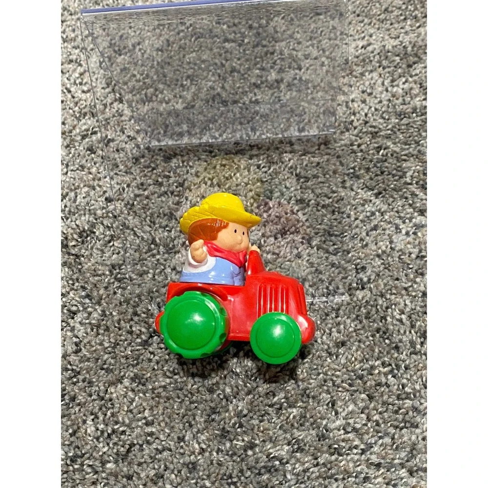 Tractor Toy Fisher-Price Toddler Red Excellent Vintage 1996 Farm One Size